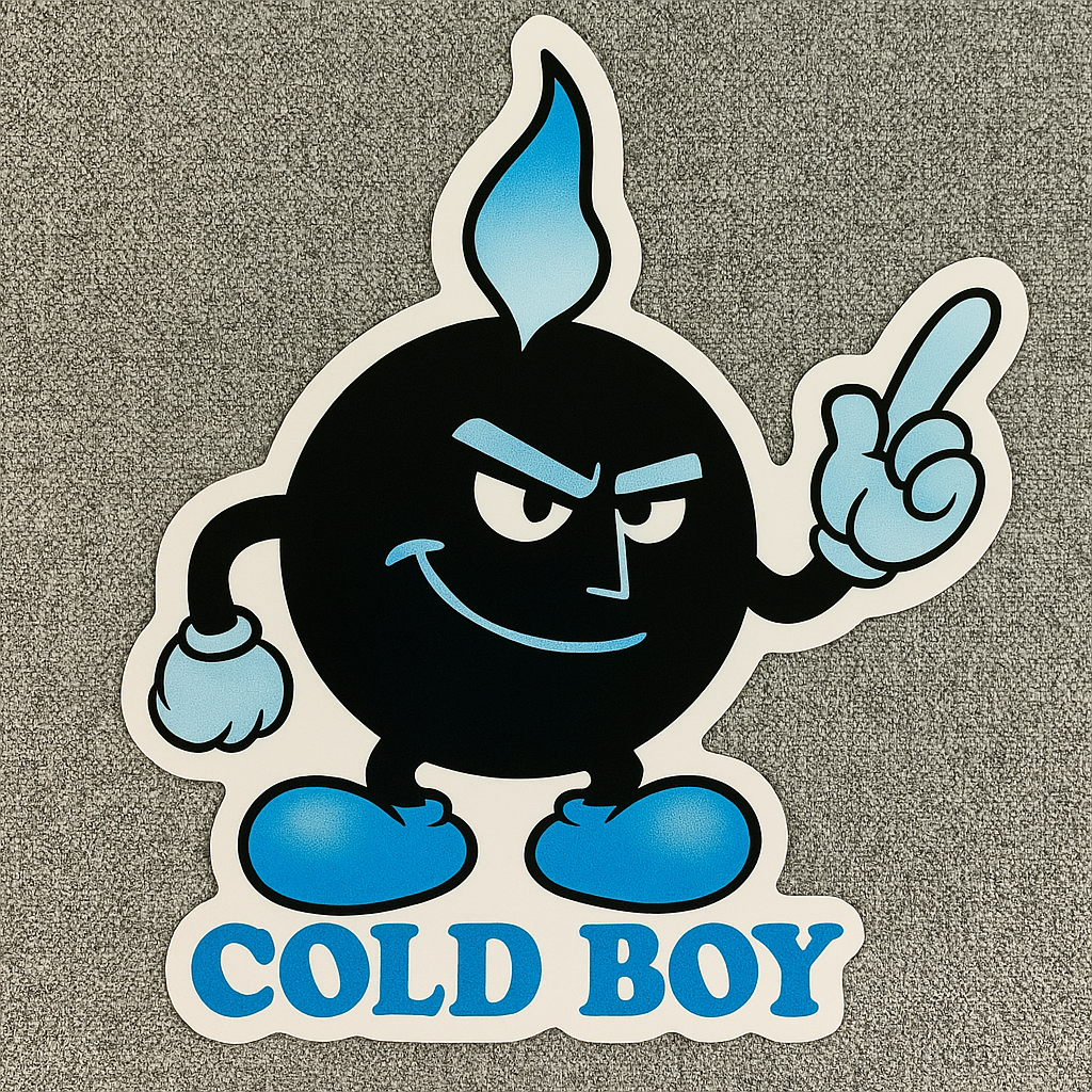 Hot Boy vs Cold Boy Stickers