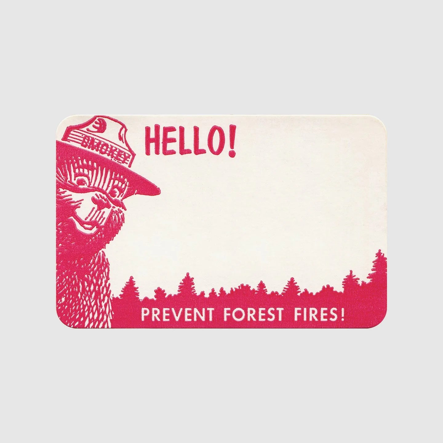 *New Arrival - Smokey Bear Blanks