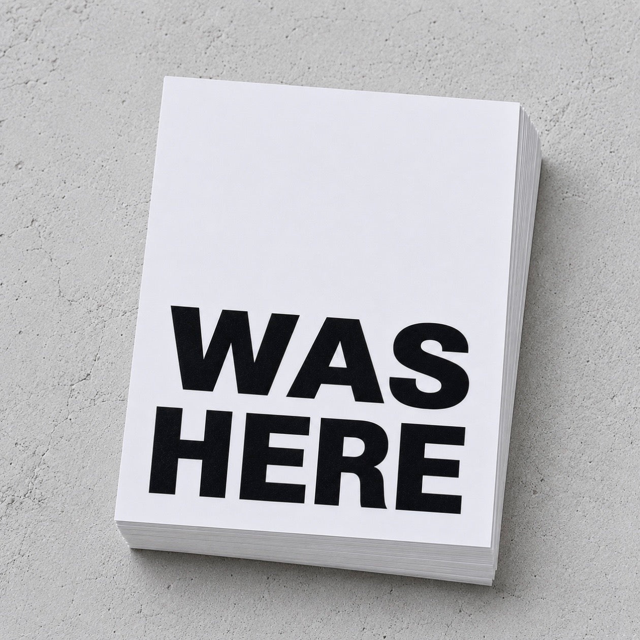Was Here Blanks