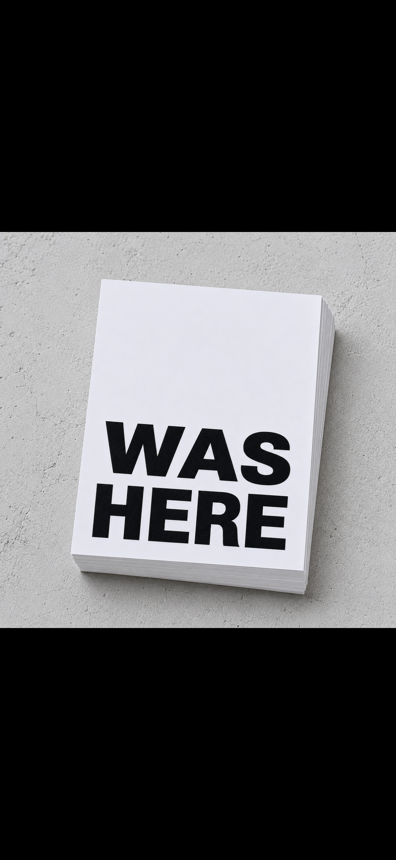 Was Here Blanks