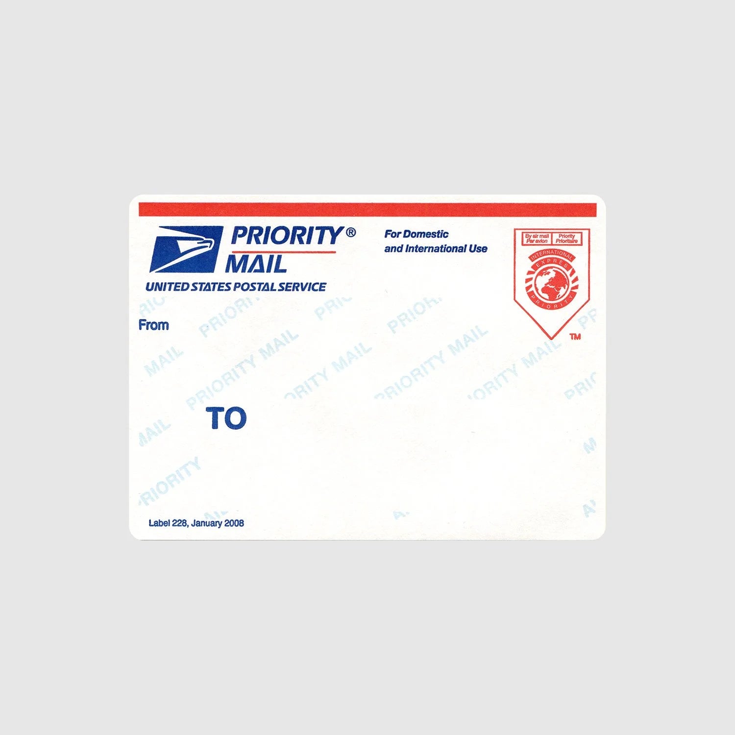 USPS - Label 228 January 2008