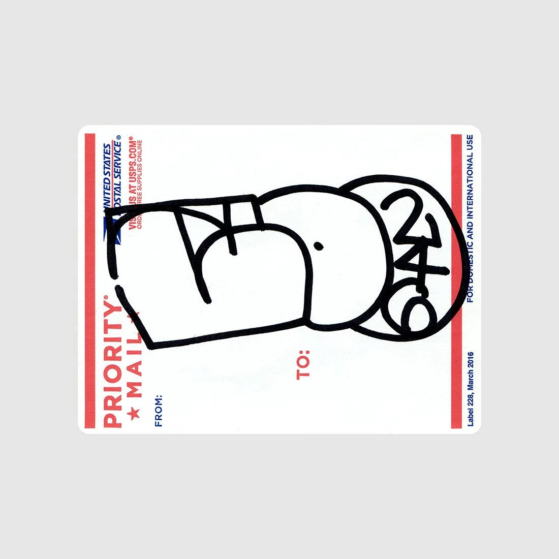 Zombra 246 Sticker