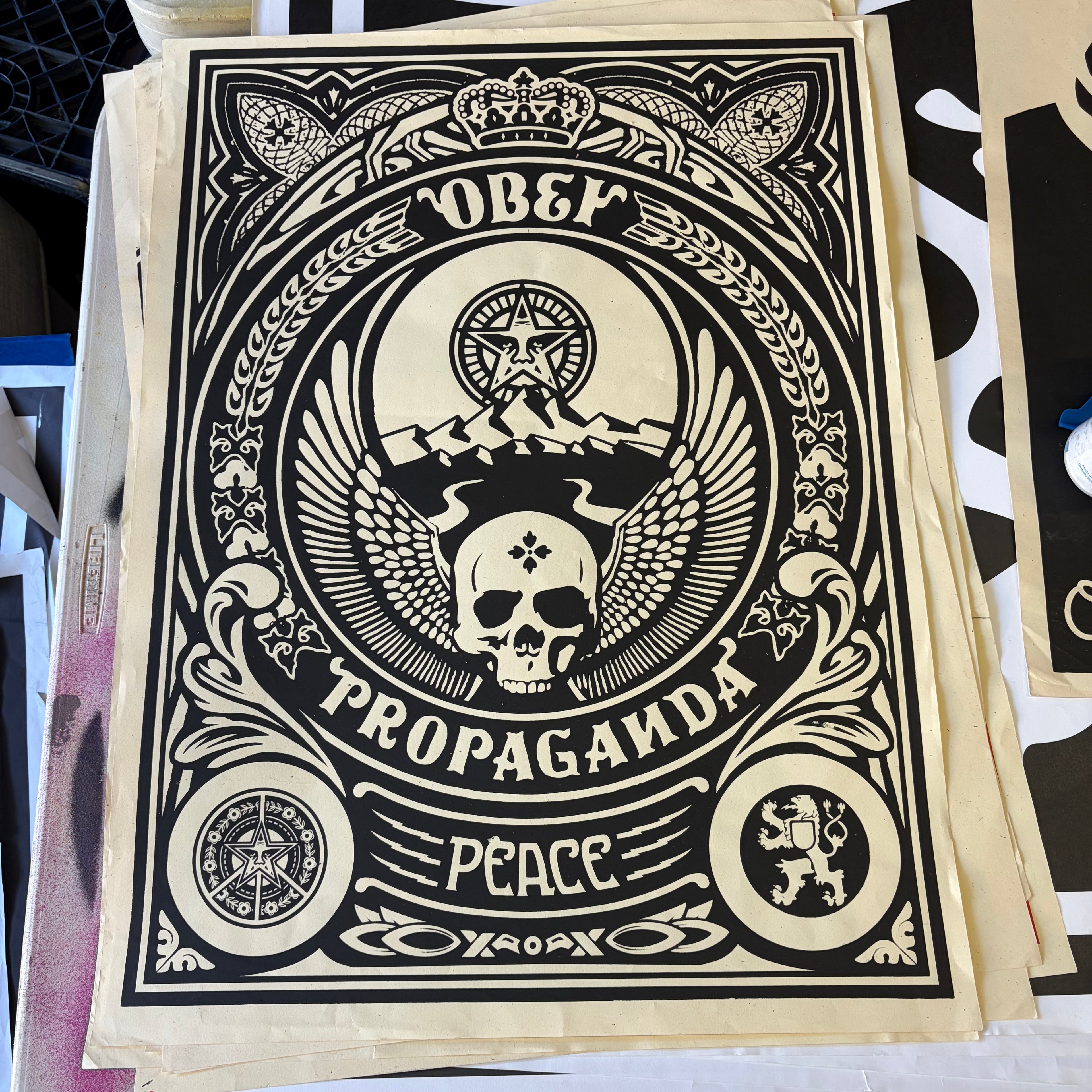 Obey Eagle Mountain Test Print