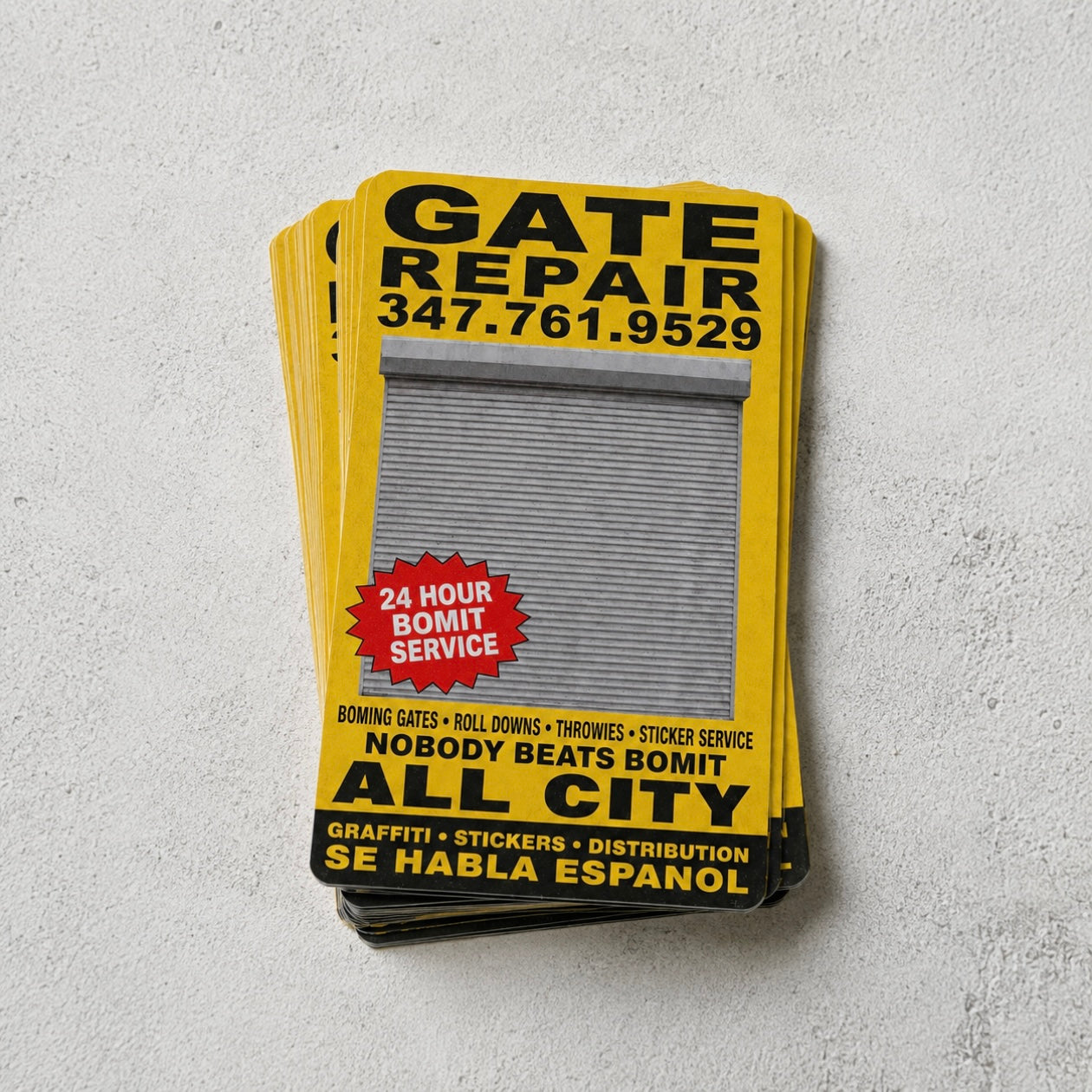 Gate Repair Stickers