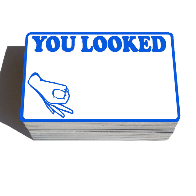 You Looked Blanks