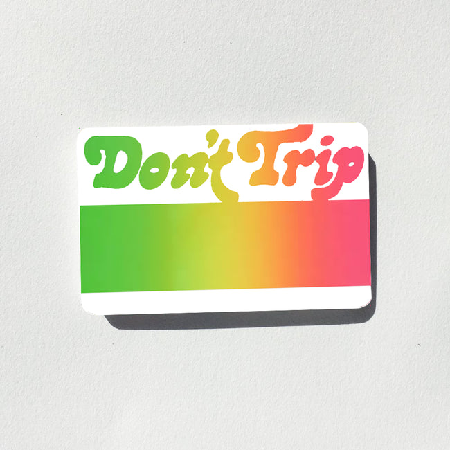 Don’t Trip Blanks