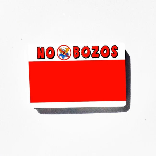 No Bozos Blanks