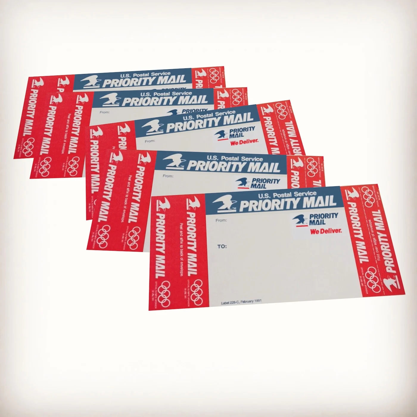 1991 Vintage 228 Olympics Labels