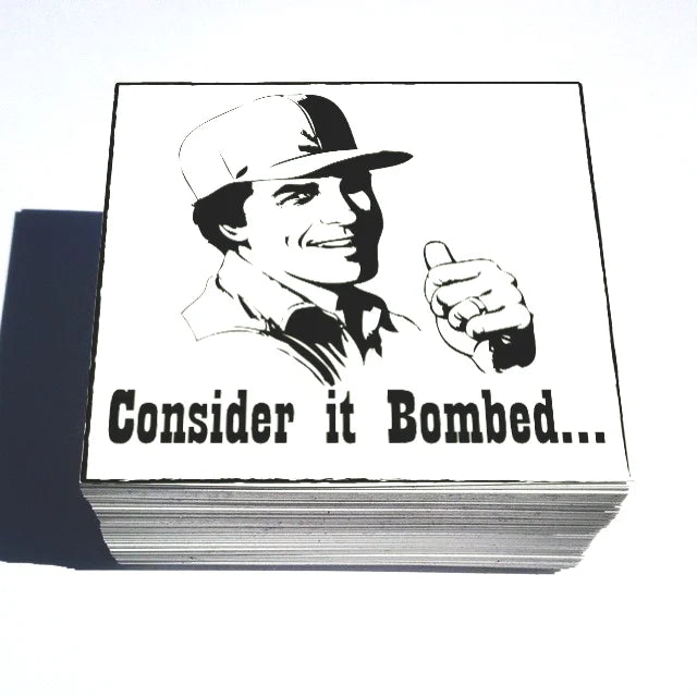 Bombed Stickers