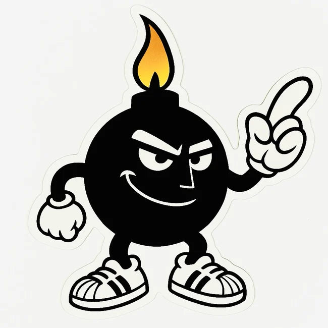Bomb Guy Stickers