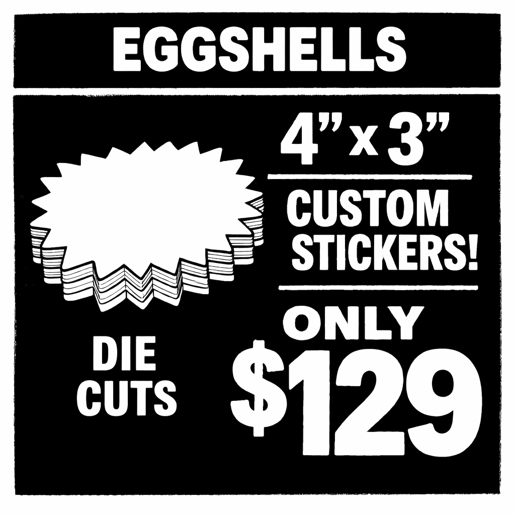 *Epic Deal!  Eggshell Stickers