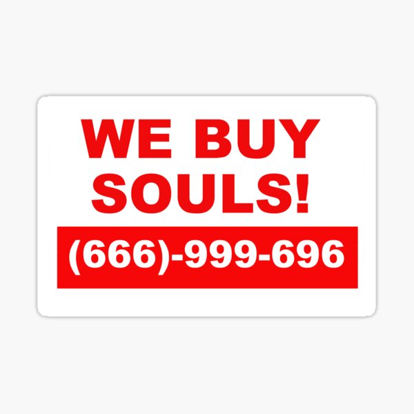 We Buy Souls Blanks