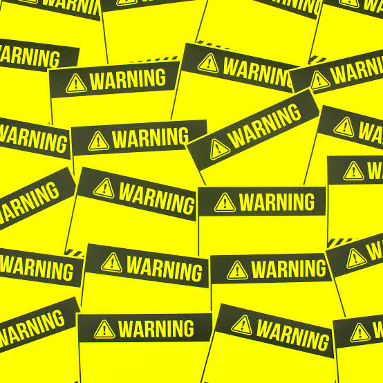 Warning Blanks