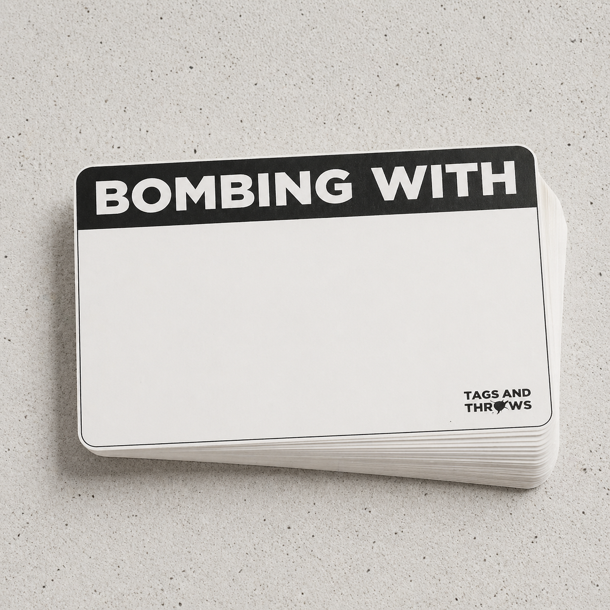 Bombing With Blanks