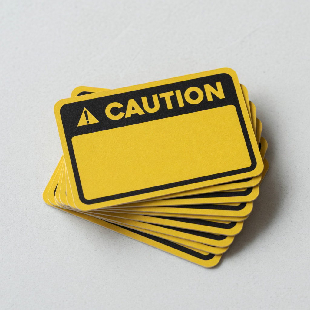 Caution Sign Blanks