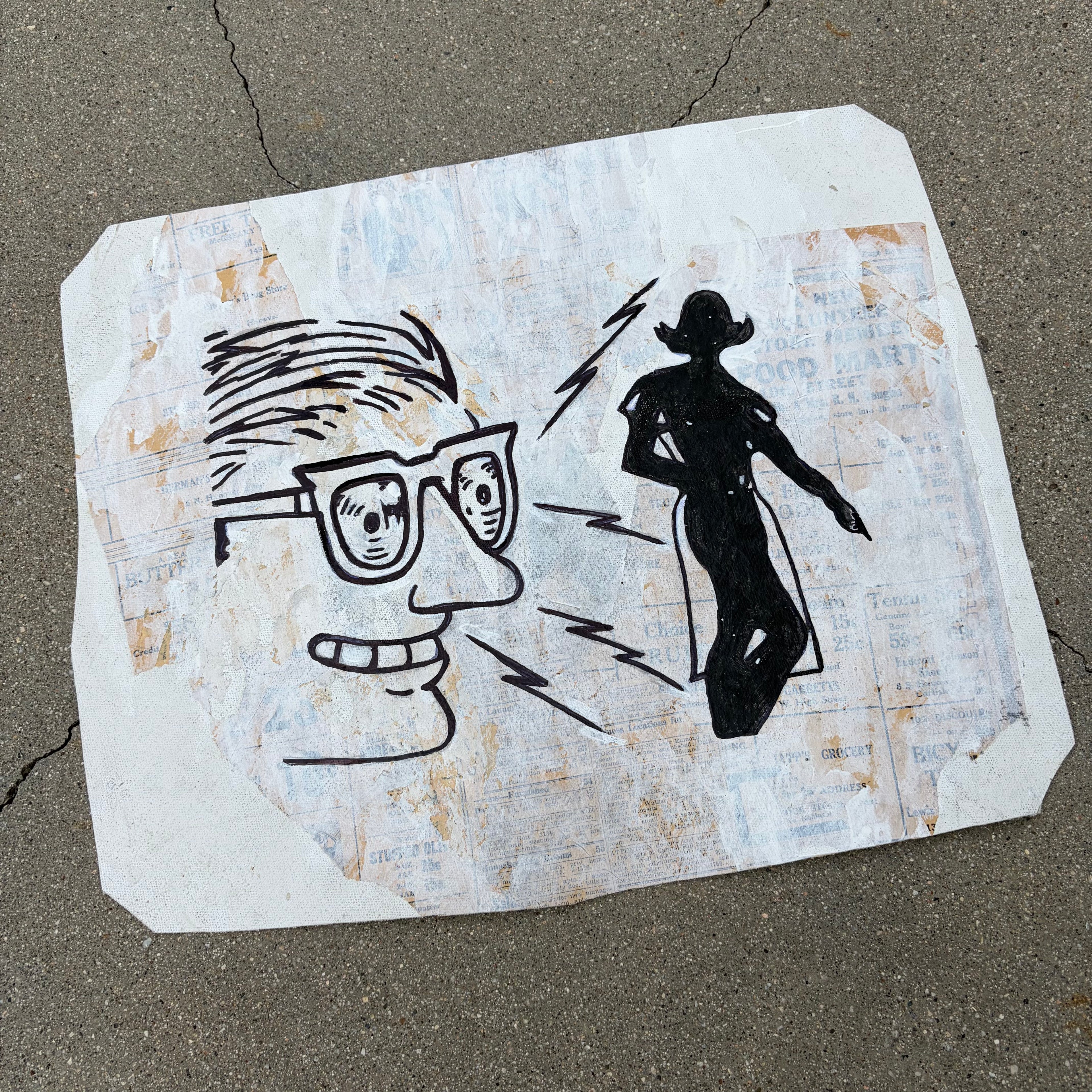 3D Glasses Painting